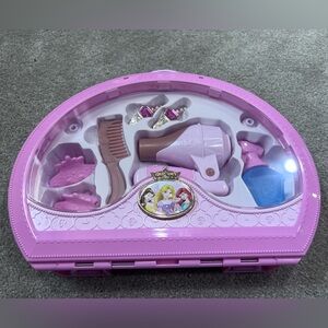 EUC! Disney Princess Brand Beauty Hair Stylist Case for Pretend Play